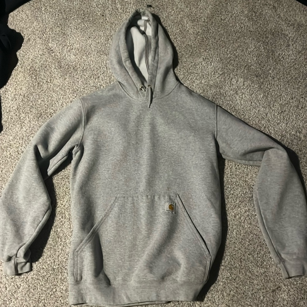 Grey carhart hoodie